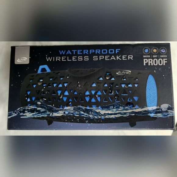 ILIVE ISBW337B Waterproof Bluetooth(R) Speaker (Blue) - Picture 3 of 5